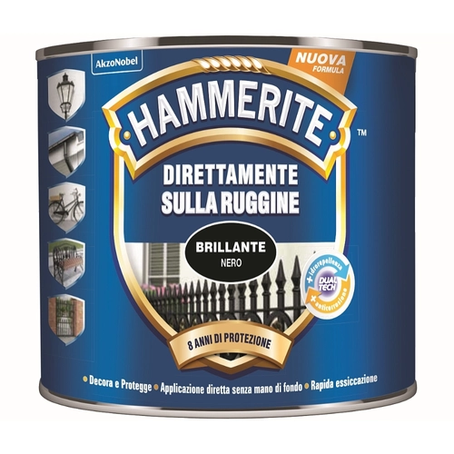 Smalto antiruggine Hammerite da 0.25 L BRI413640