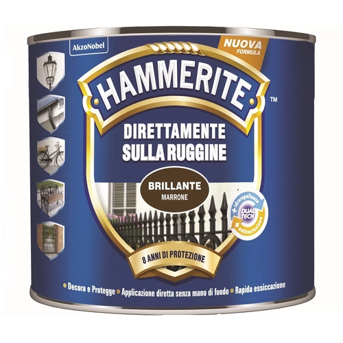 Smalto antiruggine Hammerite da 0.25 L BRI413642