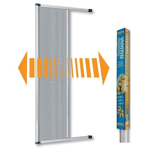 Zanzariera bazar laterale c/frizione bianco 160x250 cm BRI414040