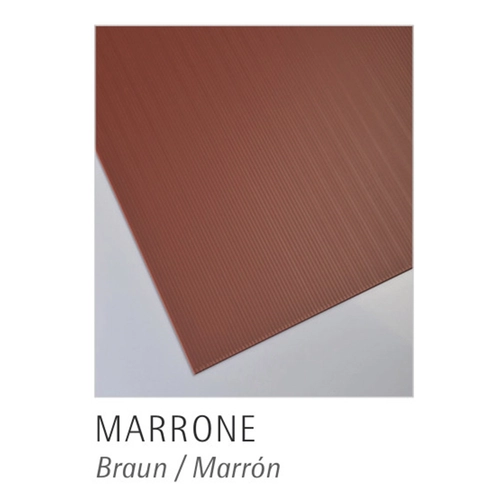 Lastra PLASTONDA TUTTOFARE MARRONE L1000 x L2000 m, spessore 2,5 mm, superficie 2 m² BRI419002