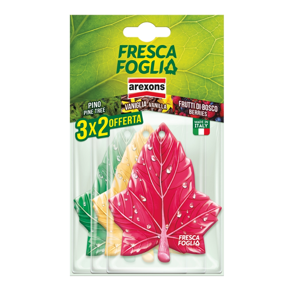 AREXONS Deodorante fresca foglia tris classic pvf