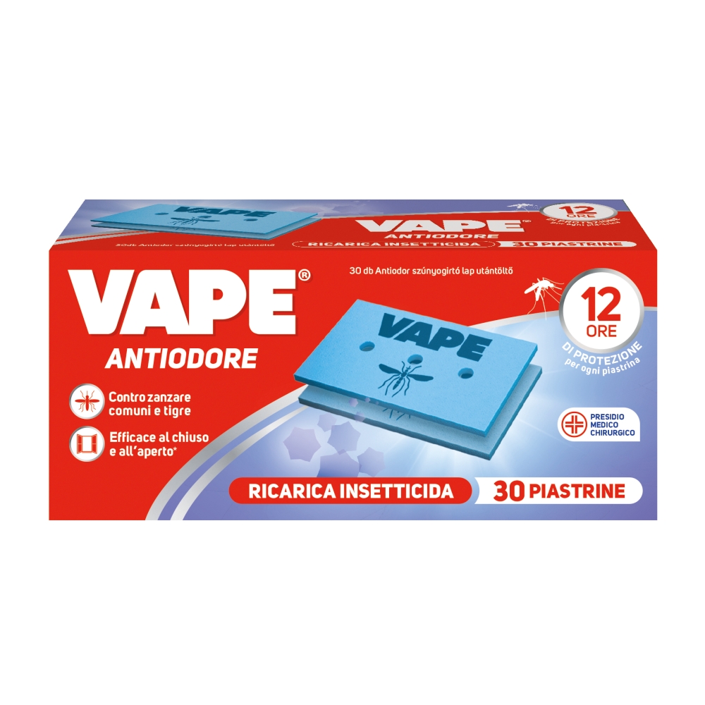 Image of VAPE VAPE Piastrine Antiodore 30 pz014