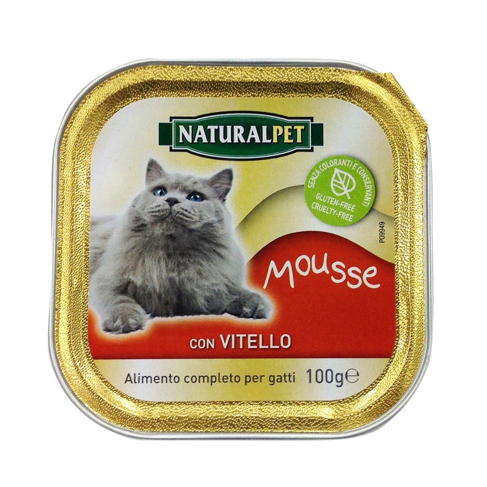 Naturalpet Naturalpet Mousse 100 Gr Vitello