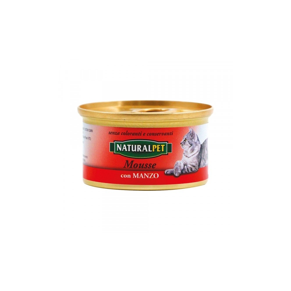 Naturalpet Naturalpet Mousse 85 Gr Manzo