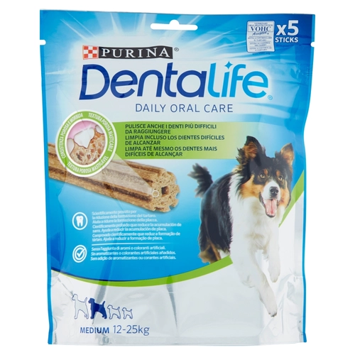 Snack Cane Dentalife  per l'Igiene Orale Taglia Medium 5 stick BRI441080