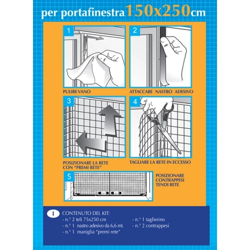 Zanzariera Fantasy per portafinestra BRI441123