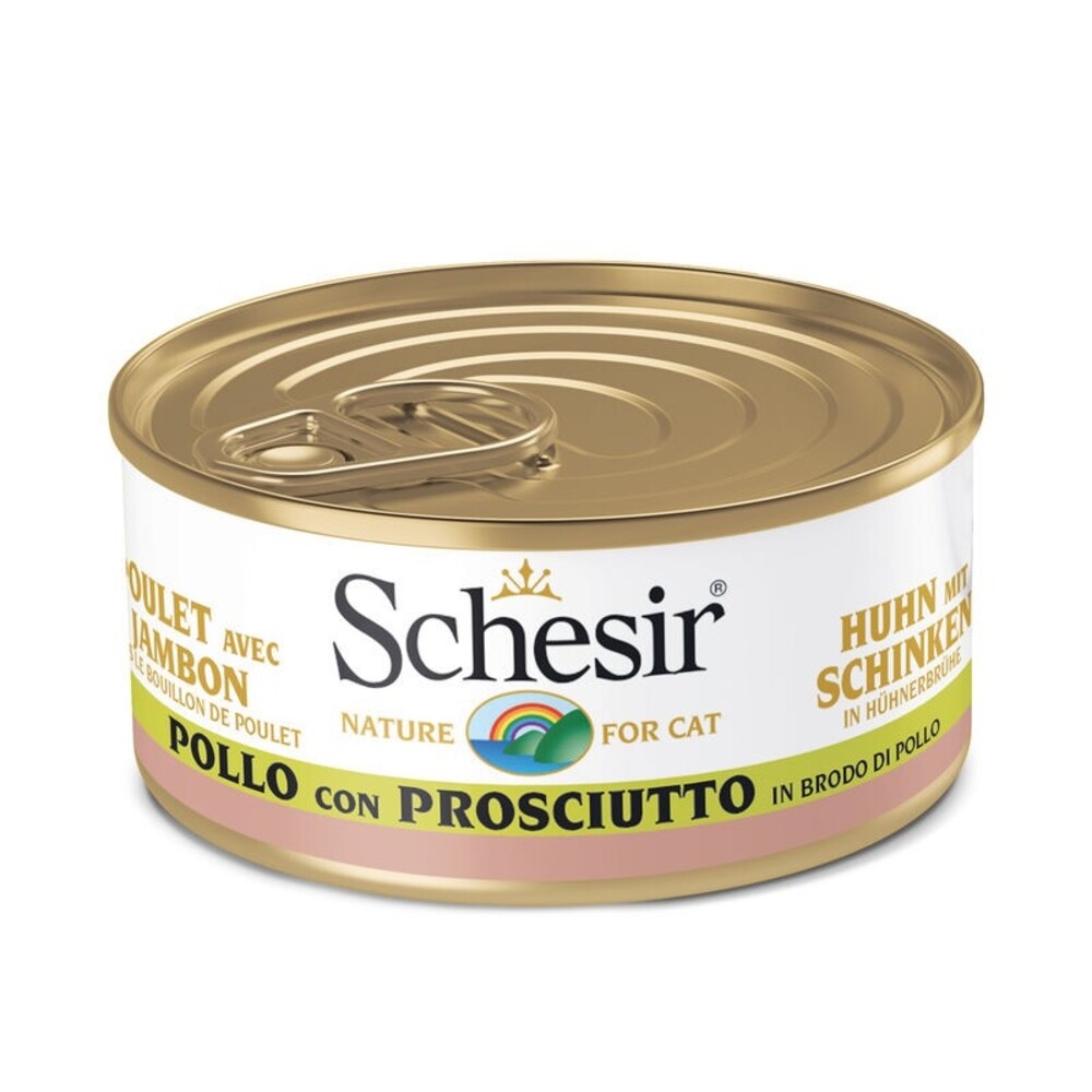 Schesir Schesir Cat Pollo con Prosciutto e Brodo 70 gr