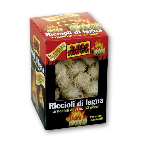 Riccioli di legna accendifuoco Tutto Fuoco - legno BRI454473