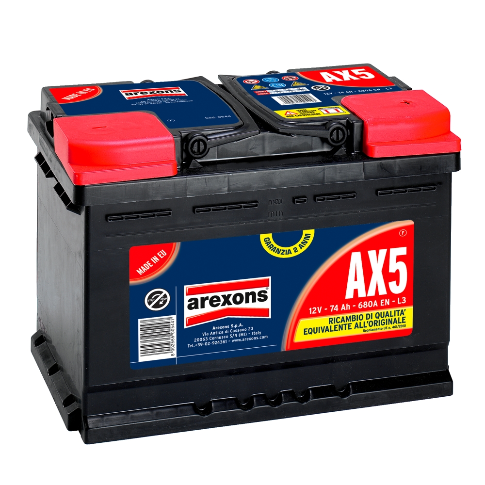 Image of AREXONS Batteria auto potenza 74 Ah014