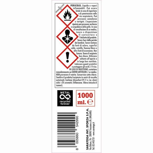 Impermeabilizzante Z7 trasparente da 1 L
 BRI50482