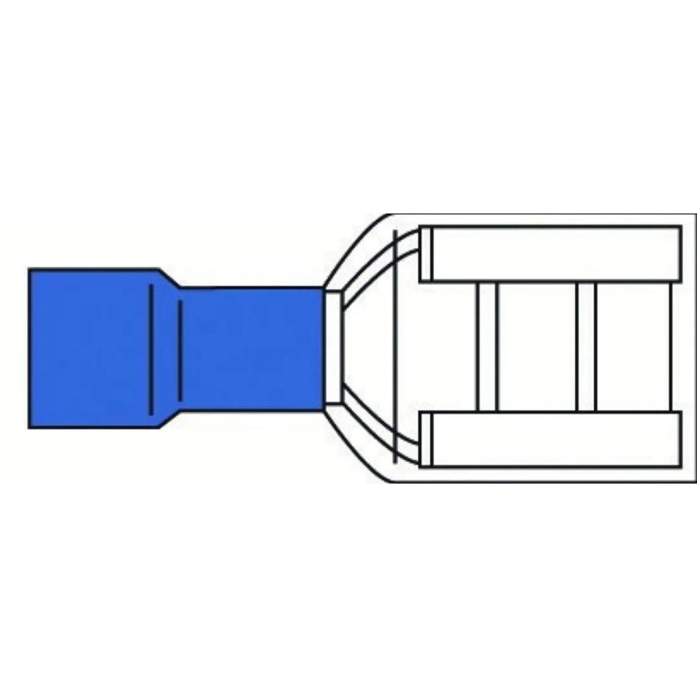 Image of Electraline Terminale TERMINALE FEMMINA 6.35MM in PVC014