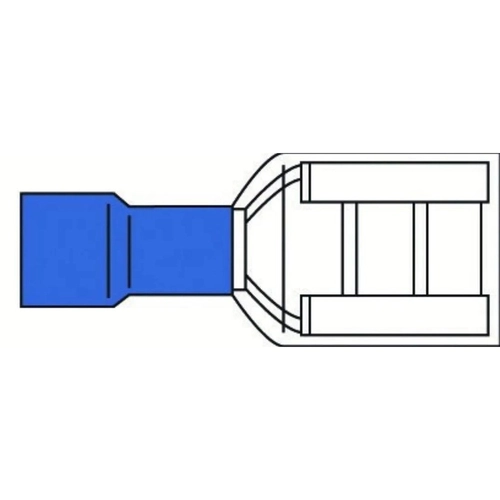 Terminale TERMINALE FEMMINA 6.35MM in PVC
 BRI547786