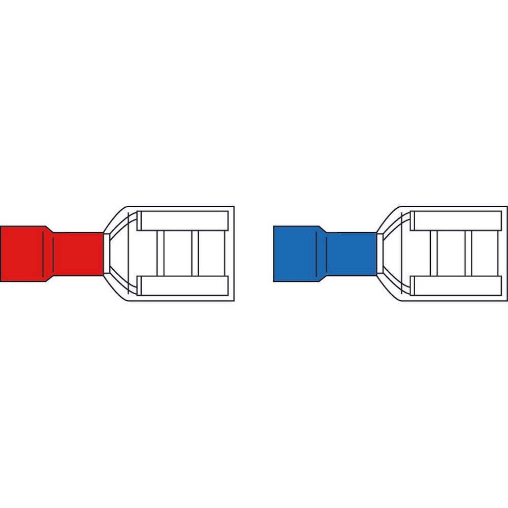 Image of Electraline Terminale TERMINALE MASCHIO 6.35MM in PVC014