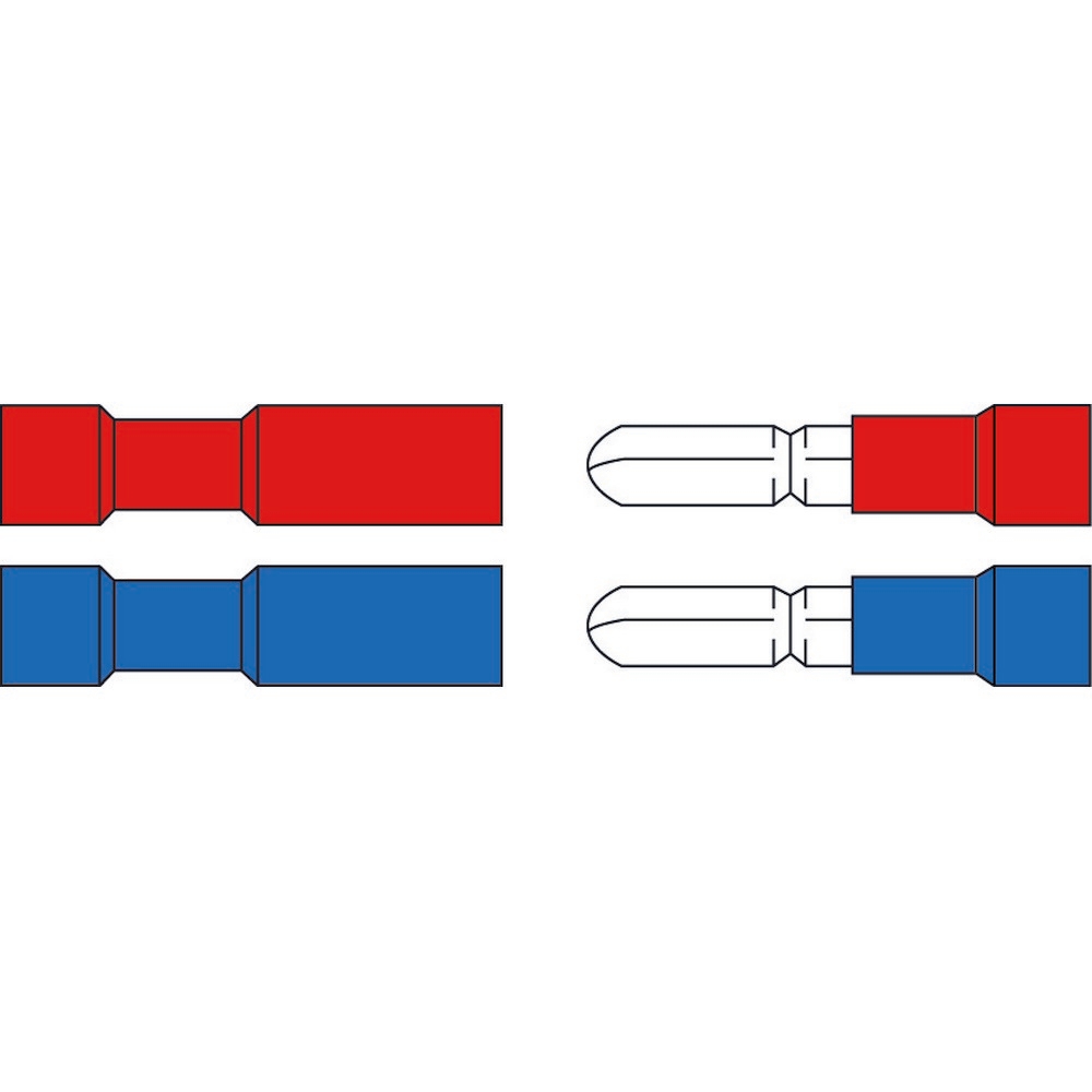 Image of Electraline Terminale TERM.CILINDRICO MASCHIO 4MM in PVC014