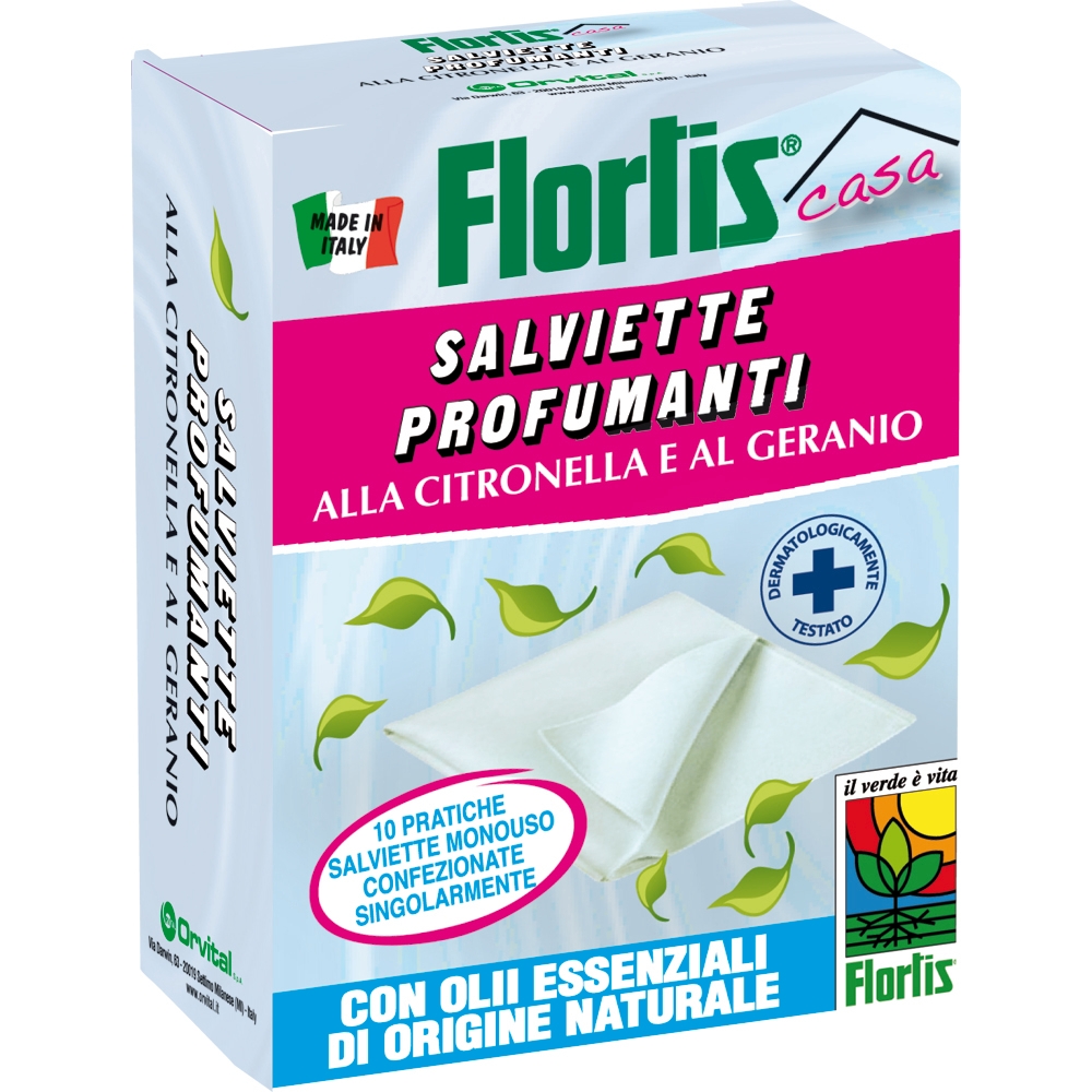 Image of Flortis Salviette antipuntura con funzione repellente014