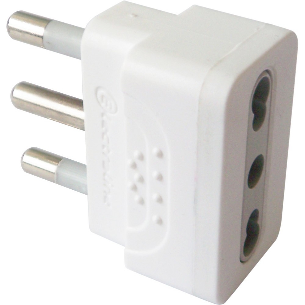 Electraline Serie NO - Adattatore 250v ADATT.SEMPLICE 16A BIANCO OP 16A 2P+T