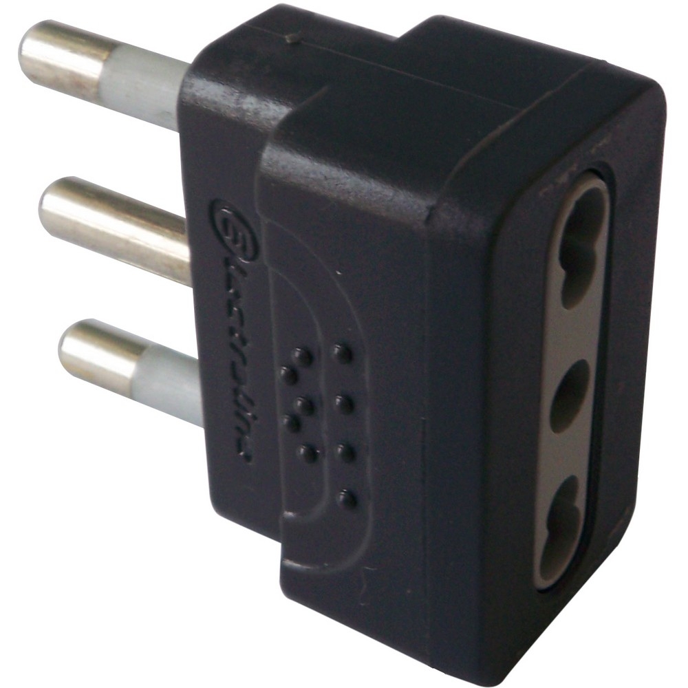 Electraline Serie NO - Adattatore 250v ADATT.SEMPL.16A GRIGIO OPACO 16A 2P+T