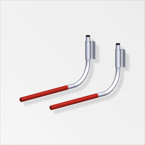 Gancio bici in alluminio rivestito in gomma BRI556035