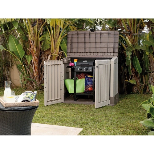Porta attrezzi Midi, L132 x P71,5 x H113,5 cm, in resina BRI634625