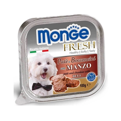 Monge Cane Fresh Paté Manzo 100 gr BRI647048