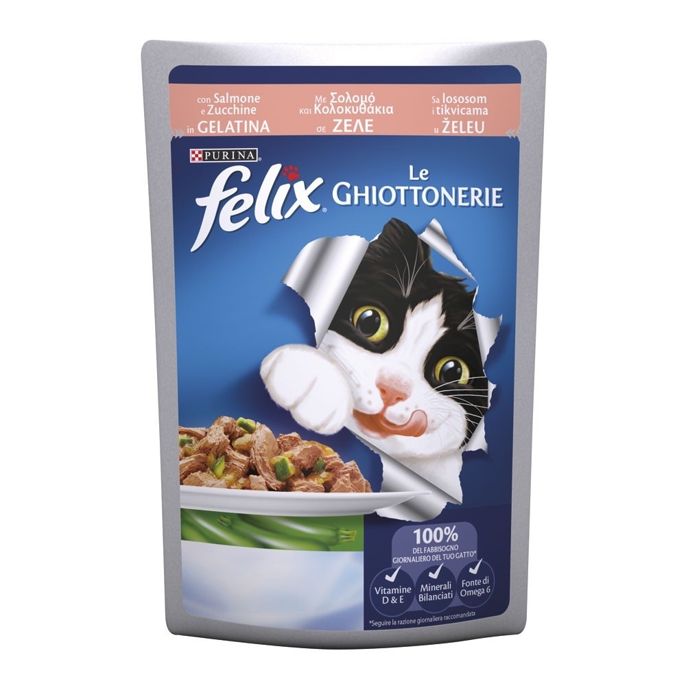 Image of Felix Felix Le Ghiottonerie 100 gr Salmone e Zucchine014