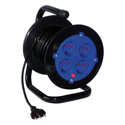 Avvolgicavo OS. AVVOLGICAVO BABY 10MT 4 PRESE UNIVER con cavo 0,4 m BRI66507