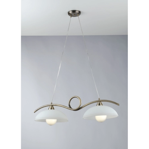 Sospensione HALLEY/2 BR 2 luci BRI668105