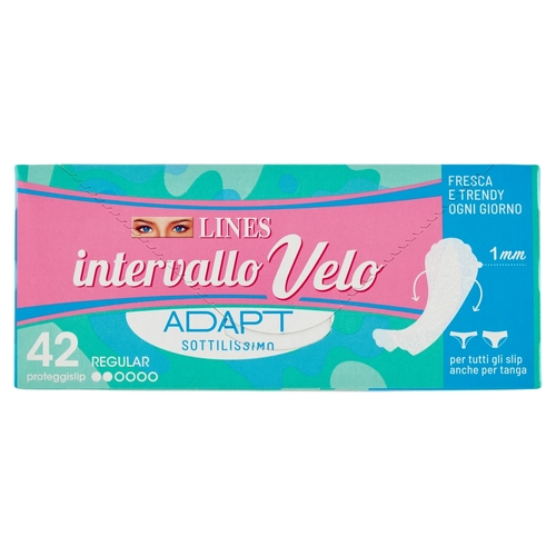 Lines intervallo Velo Adapt proteggislip Regular 42 pz BRI668530