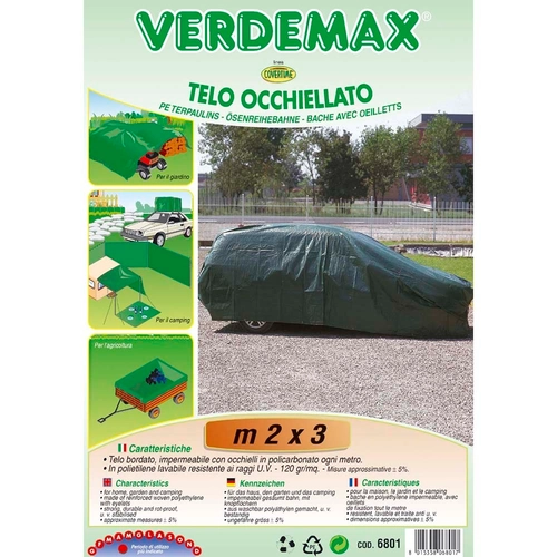 Telo di protezione occhiellato 5 x 6 m BRI70315