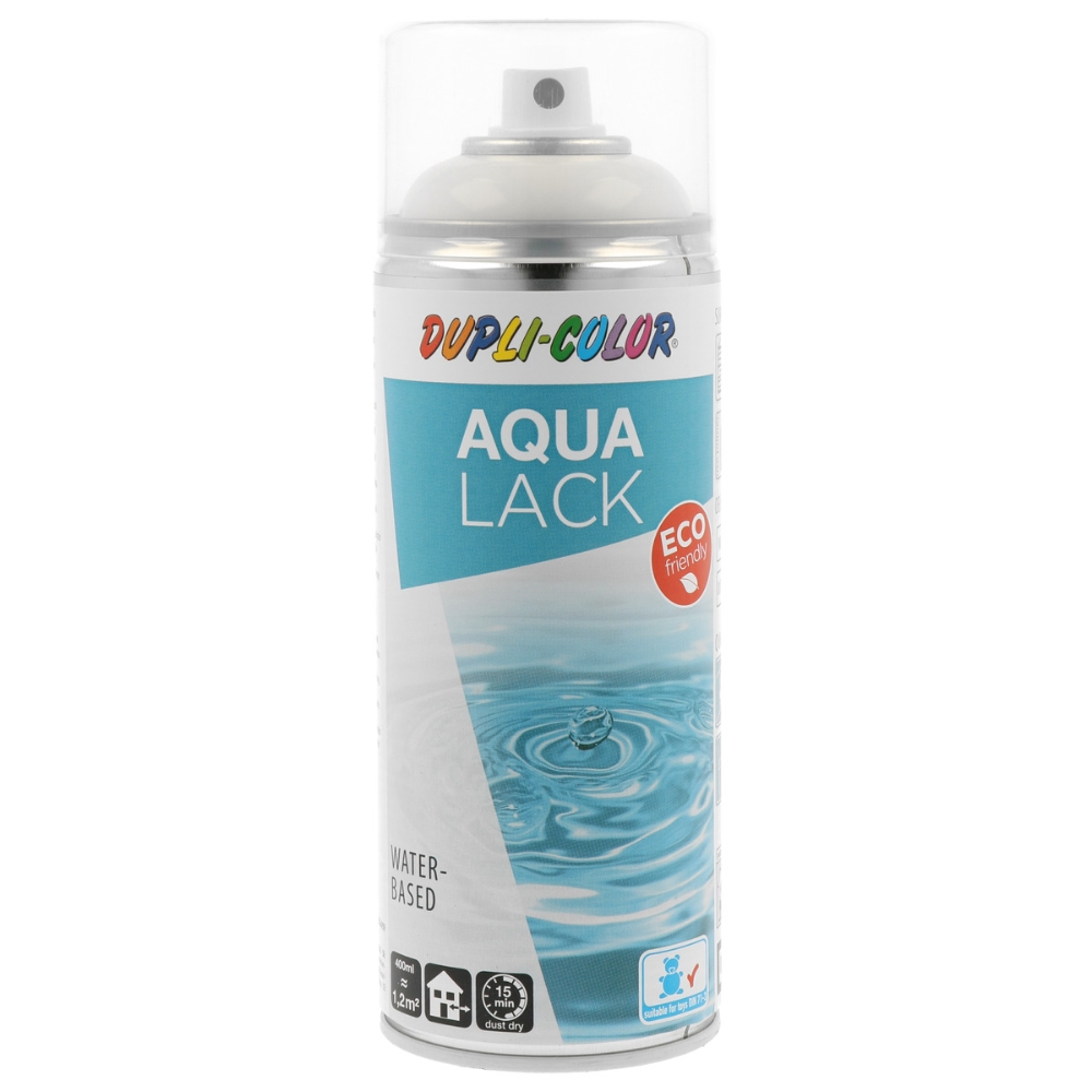 Image of DUPLI-COLOR Smalto spray AQUA LACK bianco da 0,35 L014