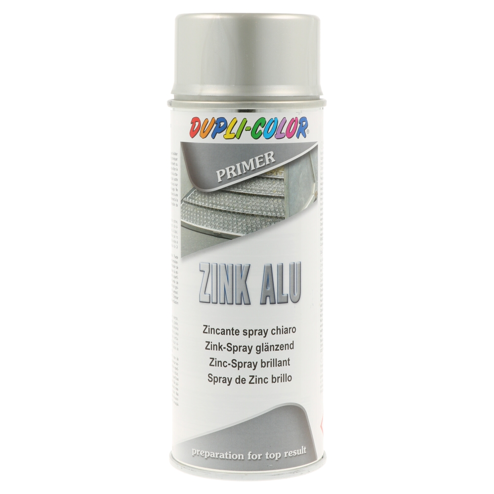 Image of DUPLI-COLOR Zinco spray Duplic-Color alluminio da 0,4 L014