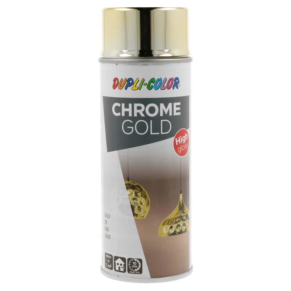 Image of DUPLI-COLOR Vernice spray Dupli Chrome oro da 0,4 L014