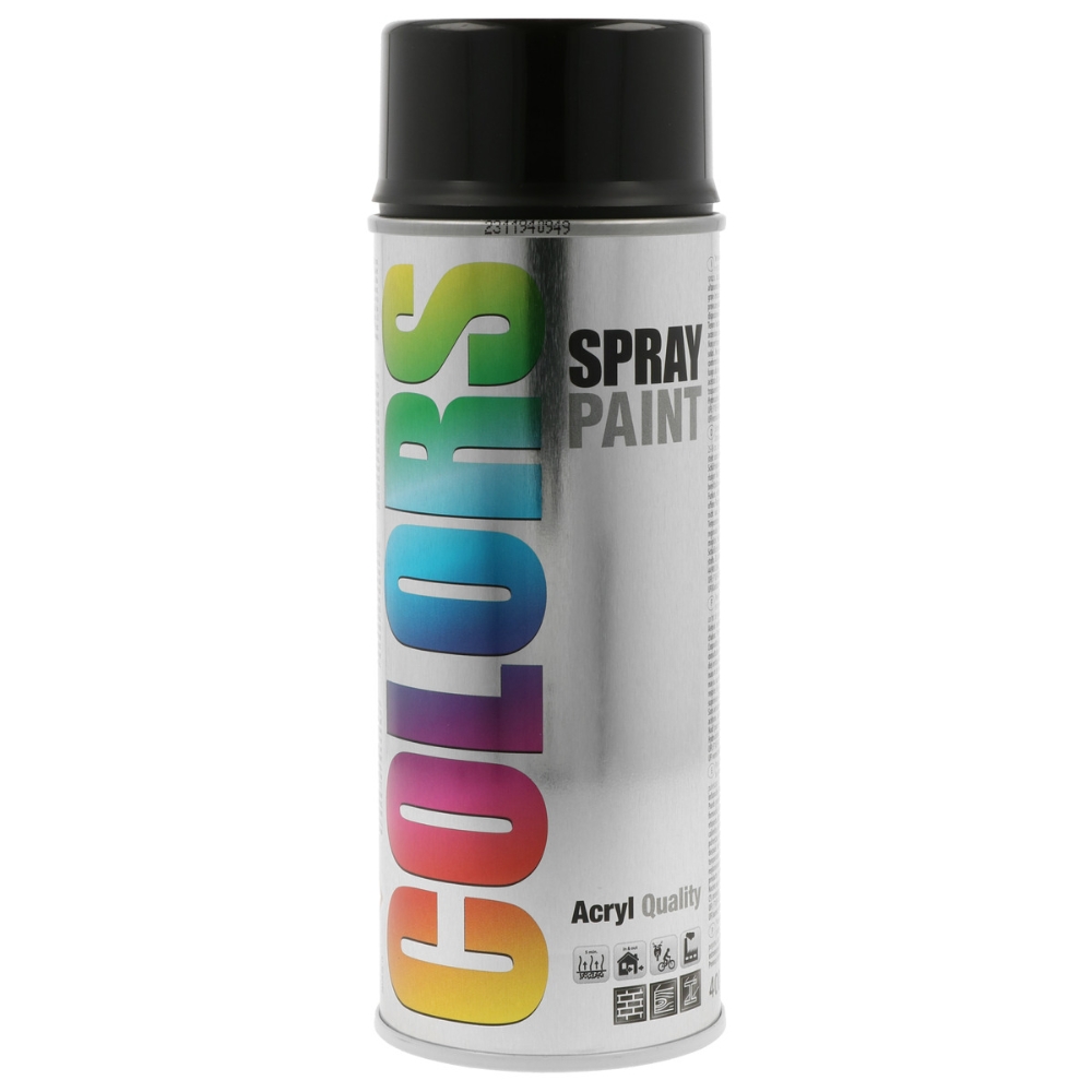 Image of DUPLI-COLOR Smalto spray COLORS nero da 0,4 L014