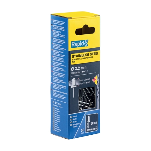 Rivetti Acciaio INOX  Ø3.2 x 8 mm BRI801677