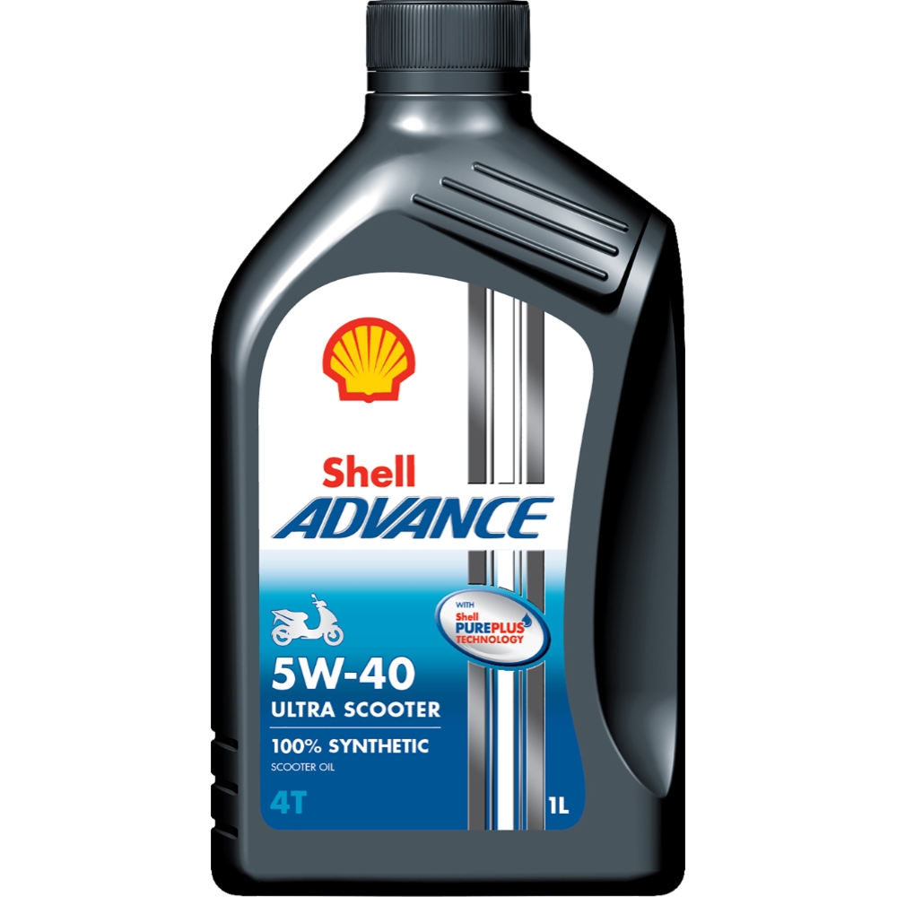 Image of Shell Olio 4t OLIO SHELL SCOOTER ADVANCE ULTRA 4T 5W40 1LT, 1 L014