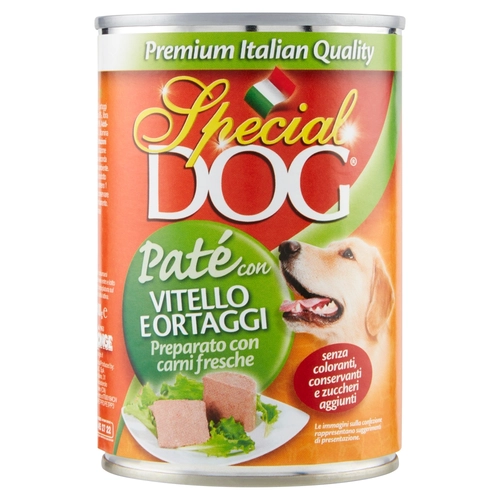 Pat&egrave; Cane Vitello e Verdure 400g BRI81135
