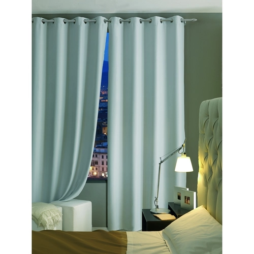 Tenda d'arredo TENDA NOTTE NATURALE  con ANELLI 135 x 280 cm (100% Poliestere) BRI827569