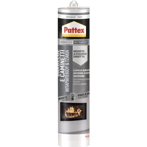 PATTEX SIGILLANTE BARBECUE E CAMINE sigillante grigio da 0,28 L BRI850288