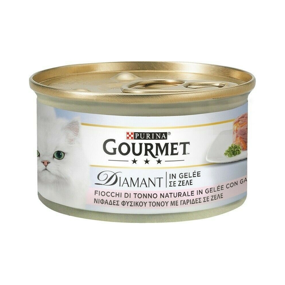 Gourmet Gourmet Diamant Gatto 85 gr Tonno Gamberetti
