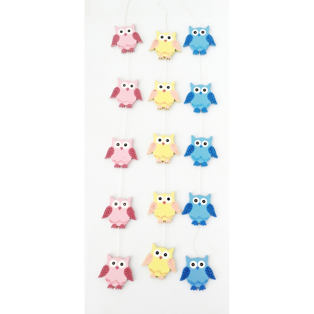 No Brand Elemento decorativo da appendere in legno - sogget