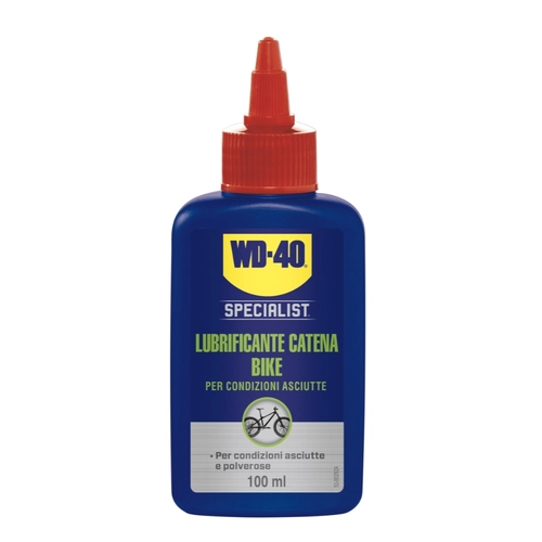 Lubrificante WD-40 SPECILIST BIKE LUBRIFICANTE CATENA PER CONDIZIONI ASCIUTTE ML.100 da 100 ml BRI857101