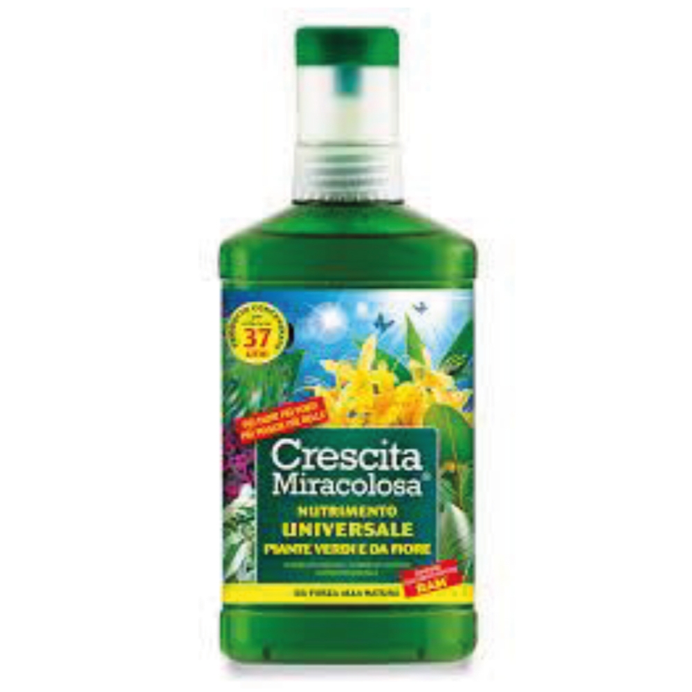 Image of No Brand Nutrimento Universale Crescita Miracolosa Piante Verdi e da Fiore 375ml014