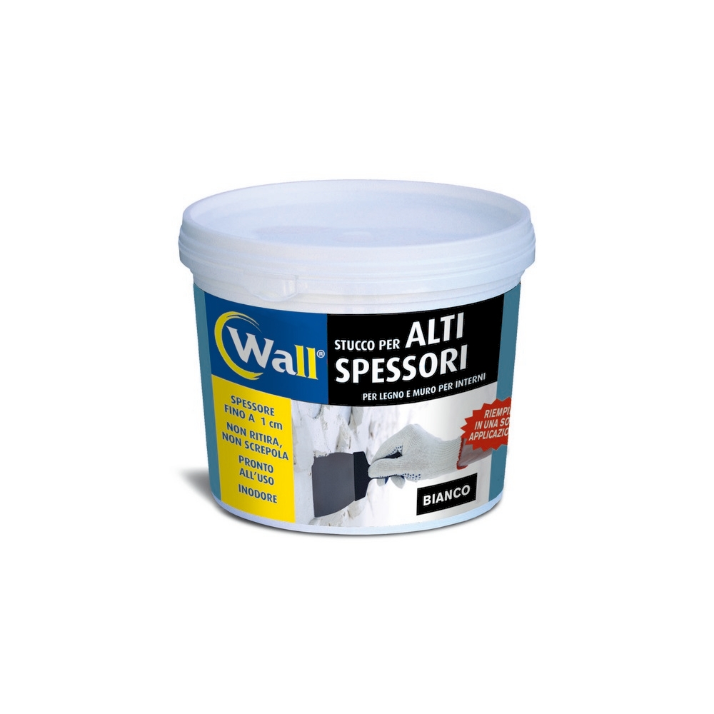 Image of Wall Stucco Wall alti spessori bianco 0,5 kg014