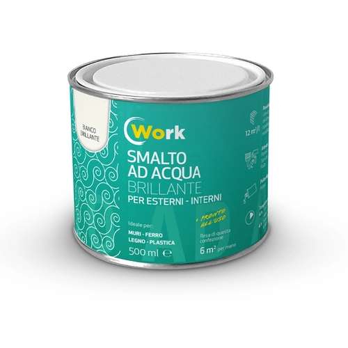 Smalto Work all'acqua da 0.5 L BRI871448