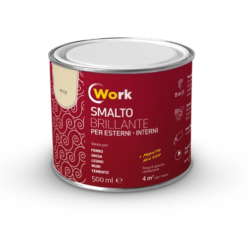 Smalto Work a solvente da 0.5 L BRI871460