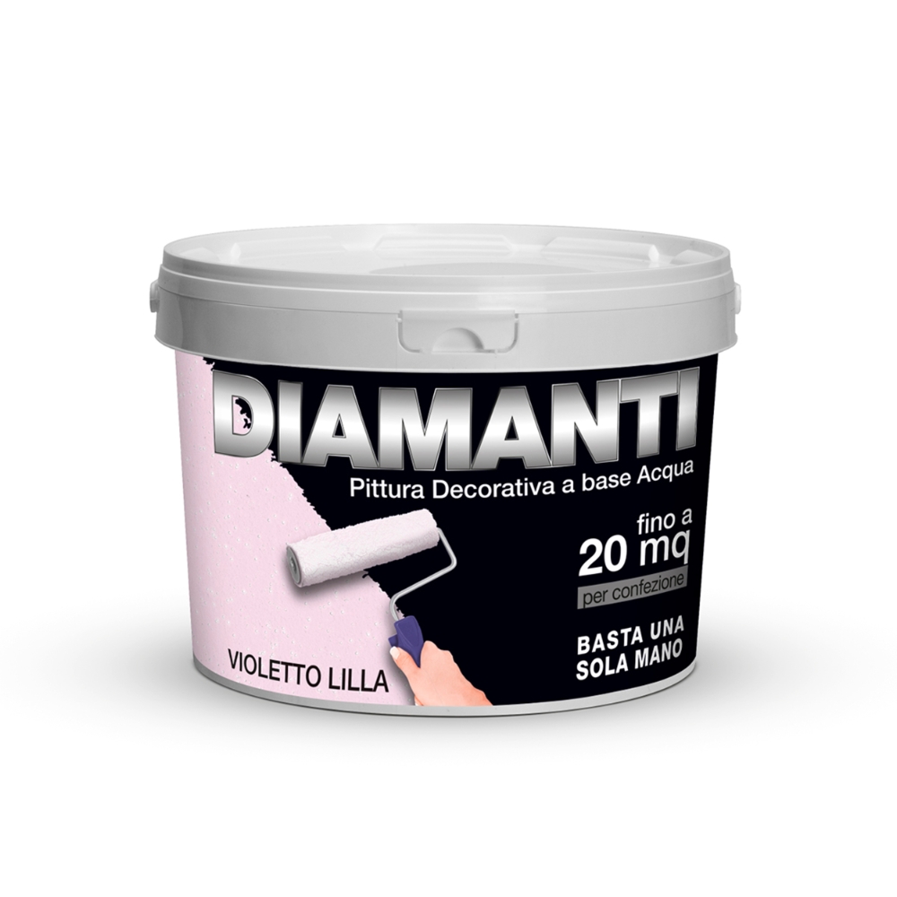 Wall Pittura decorativa Diamanti viola da 2 L