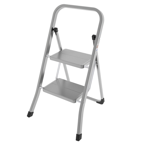 Sgabello Stabili in acciaio 2 gradini BRI876596