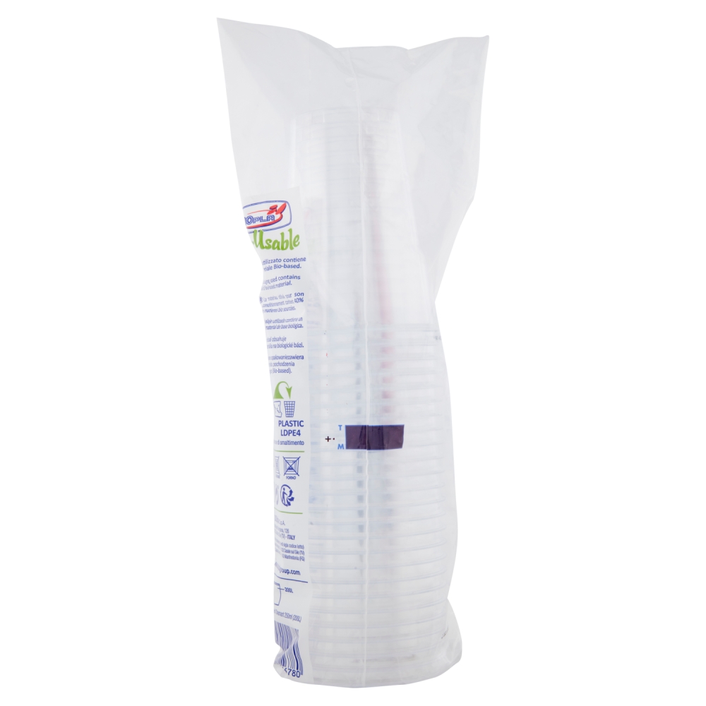 DOPLA Bicchieri Riutilizzabili 250ml 25 pezzi