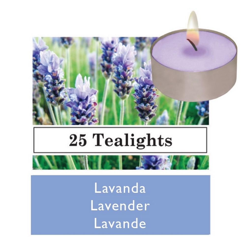 Set tealights profumati Lavanda 25pz BRI881046
