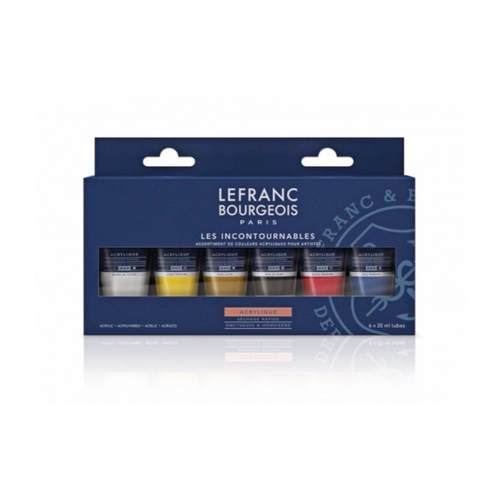 Set colori acrilici Les Incontournables da 6 pezzi x 20mL BRI881240